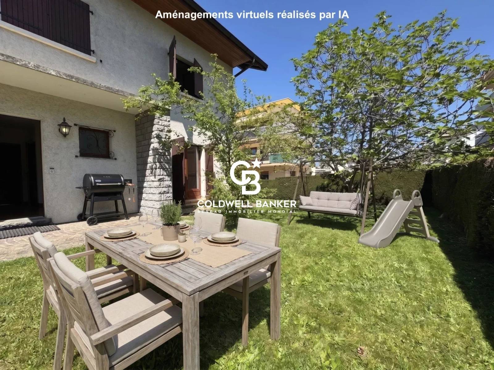 Grand T4 avec jardin dans environnement calme proche gare d’Annemasse