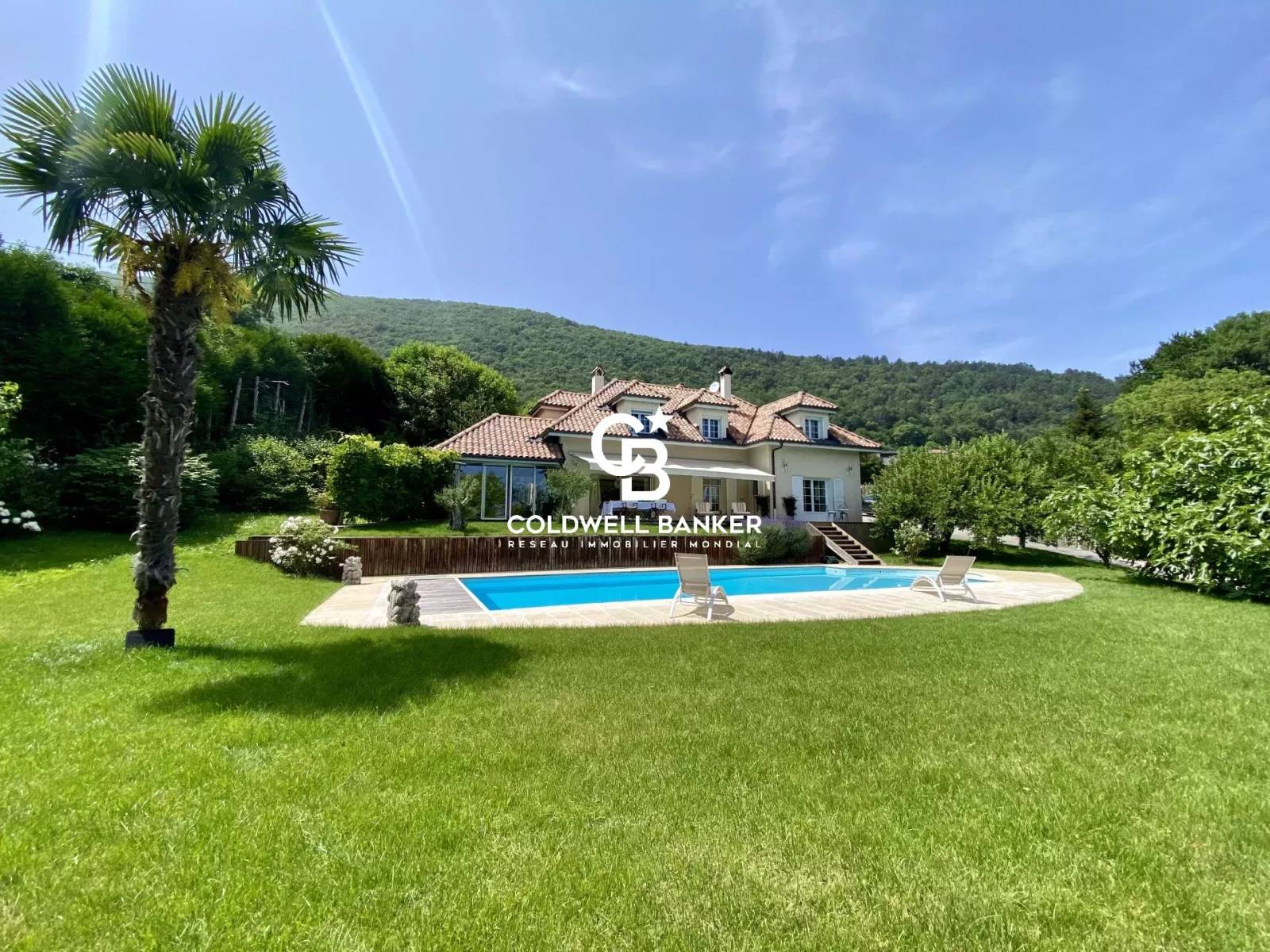 Acheter une très belle maison avec piscine et vue Montagnes - Monnetier Mornex 74560