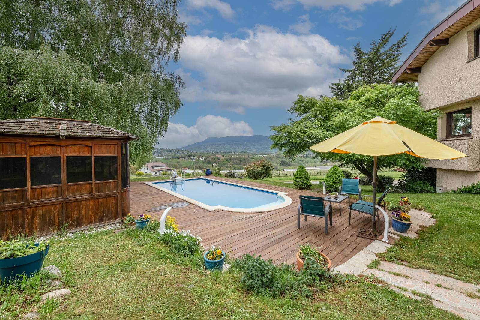 Maison familiale d’exception avec piscine, jacuzzi et vue sur golf – Reignier-Esery 74930