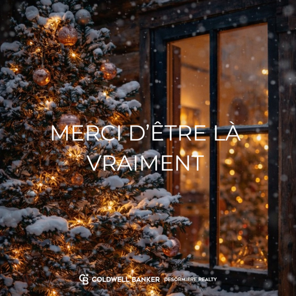 Merci d’être là — vraiment !