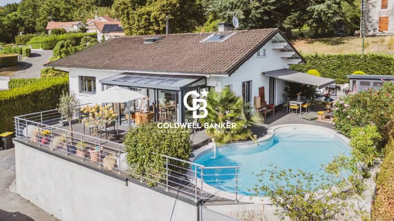 À VENDRE – Maison 179 m² piscine, vue Salève – Vétraz-Monthoux