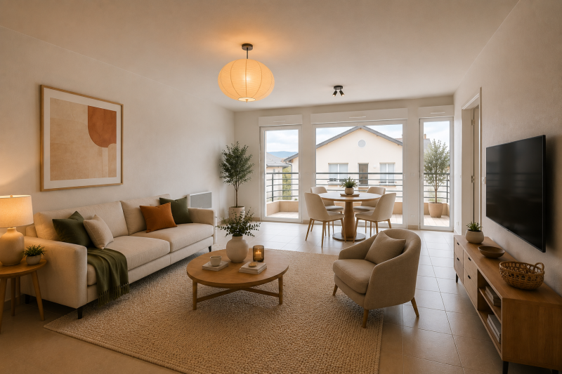 À vendre à Vétraz-Monthoux 74100 – Bel appartement lumineux avec balcon
