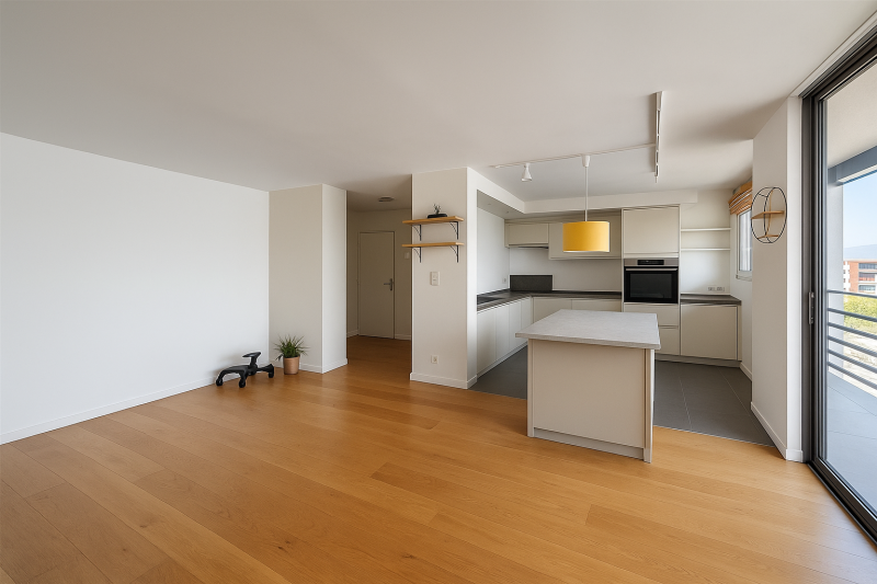 A louer T3 lumineux au dernier étage avec garage – Annemasse 74100